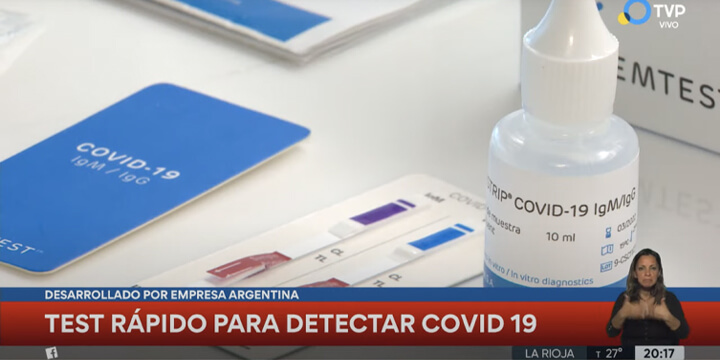 Una empresa argentina desarrolló un nuevo test que detecta el covid en 10 minutos
